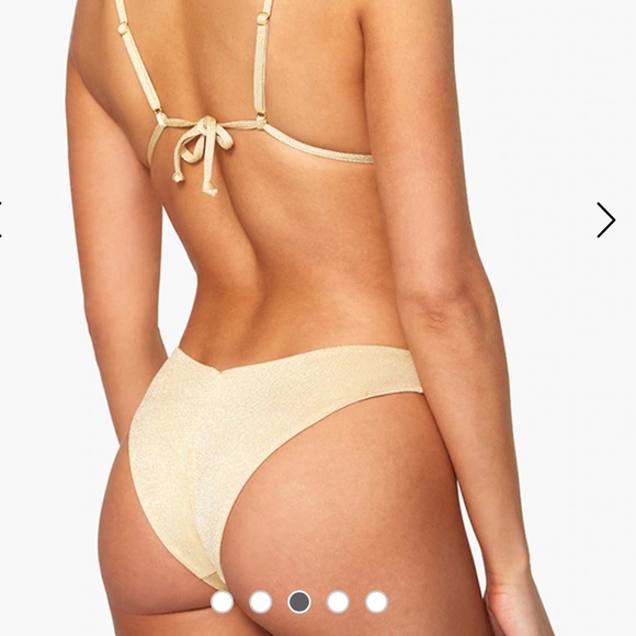 WeWoreWhat DELILAH GLITTER BIKINI BOTTOM - Picture 2 of 8